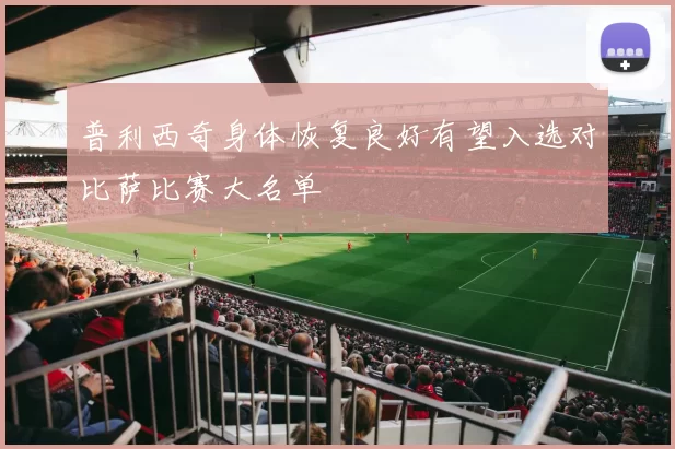 普利西奇身体恢复良好有望入选对比萨比赛大名单